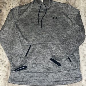 Under armour grey fleece linen sweatshirt